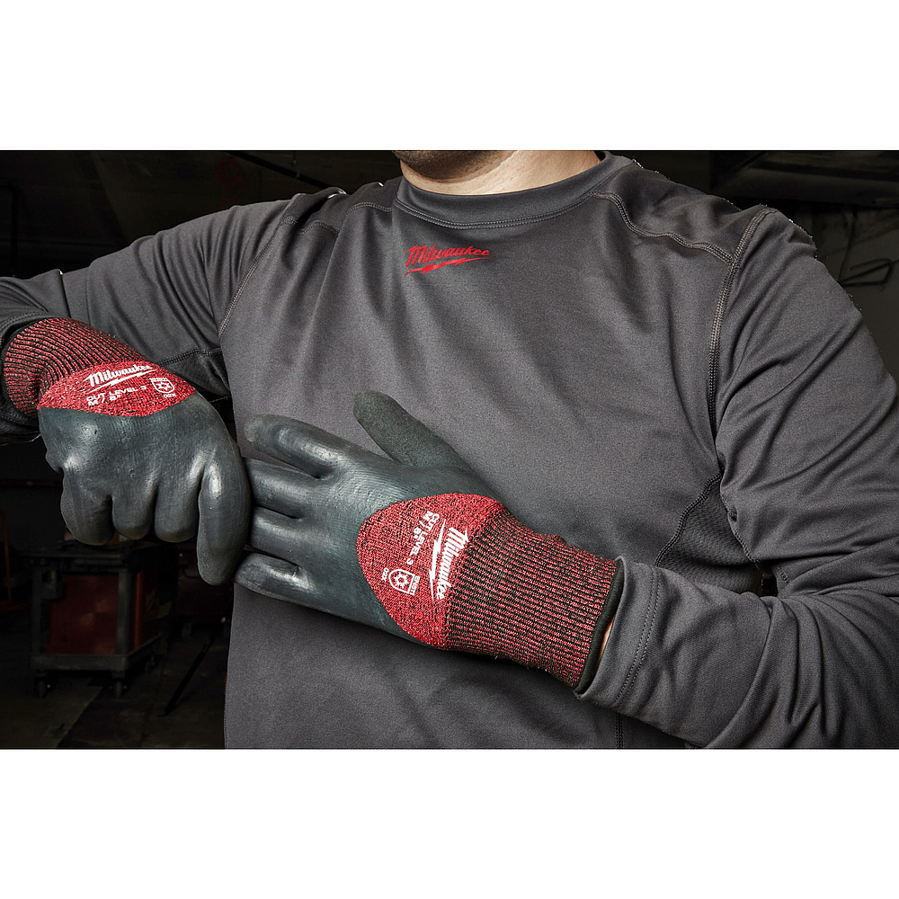 GANTS HIVER ANTI-COUPURE DOUBLE LATEX